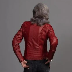 Richa Scarlett Ladies Jacket In Red -Motorcycle Apparel Store RI376 4