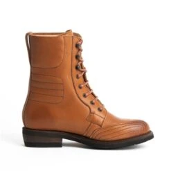 Rokker Urban Racer Ladies Boots In Brown -Motorcycle Apparel Store ROK019 3
