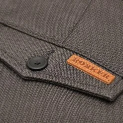 Rokker Tweed Chino In Dark Grey -Motorcycle Apparel Store ROK10442 4