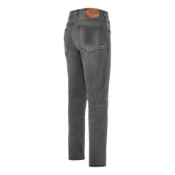 Rokker Rokkertech Tapered Slim Jeans In Grey -Motorcycle Apparel Store ROK1074 3