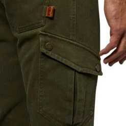 Rokker Cargo Slim Pants In Olive 9 Rokker Cargo Slim Pants In Olive -Motorcycle Apparel Store ROK1103 4