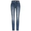 Rokker Rokkertech High Waist Ladies Jeans In Blue -Motorcycle Apparel Store ROK2412 1