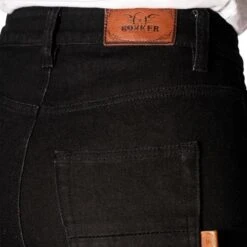 Rokker Rokkertech High Waist Ladies Jeans In Black -Motorcycle Apparel Store ROK2414 4