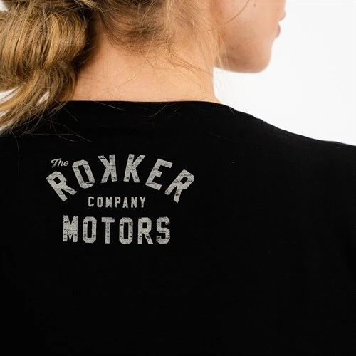 Rokker Performance Motors Ladies T-shirt In Black 6 Rokker Performance Motors Ladies T-shirt In Black - Image 4