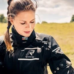 Rukka Lady Nivala Jacket In Black / Silver -Motorcycle Apparel Store RUK2057 7