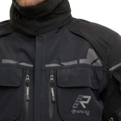 Rukka Explore-R Jacket In Black -Motorcycle Apparel Store RUK2088 3