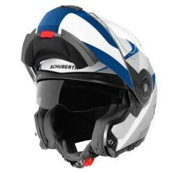 Schuberth C3 Pro Sestante Helmet In Blue -Motorcycle Apparel Store SBT047 4