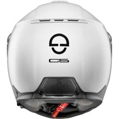 Schuberth C5 Helmet In Gloss White -Motorcycle Apparel Store SBT056 3