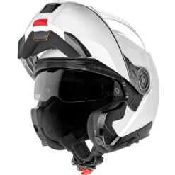 Schuberth C5 Helmet In Gloss White -Motorcycle Apparel Store SBT056 4