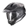 Scorpion ADF 9000 Desert Helmet In Black / Silver -Motorcycle Apparel Store SCP009 1
