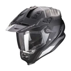 Scorpion ADF 9000 Desert Helmet In Black / Silver