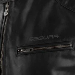 Segura Stripe Jacket AKA Funky Jacket In Black -Motorcycle Apparel Store SEG098 4