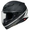 Shoei NXR2 Nocturne TC5 Helmet In Black / White -Motorcycle Apparel Store SHE198 1