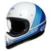 Shoei Ex-Zero Equation TC11 In White / Blue -Motorcycle Apparel Store SHE233 1
