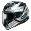 Shoei NXR2 Fortress TC6 Helmet In Grey / Black -Motorcycle Apparel Store SHE240 1