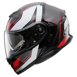 Shoei Neotec 3 Grasp TC5 Helmet In White / Black / Red -Motorcycle Apparel Store SHE266 3