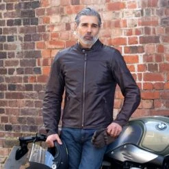 Spidi Vintage Jacket In Brown -Motorcycle Apparel Store SPD2000 4