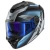 Shark Spartan GT Visor In Light Iridium Blue -Motorcycle Apparel Store SRK1068BLUE 1