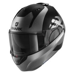 Shark Evo ES Kedje Mat KAK Helmet In Grey / Black