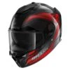 Shark Spartan GT Pro Carbon Ritmo DRU Helmet In Black / Red -Motorcycle Apparel Store SRK2009 1