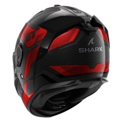 Shark Spartan GT Pro Carbon Ritmo DRU Helmet In Black / Red -Motorcycle Apparel Store SRK2009 2