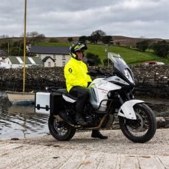 Scott Ergo Pro DP Waterproof Jacket In Hi-vis -Motorcycle Apparel Store STT009 4