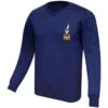 Vincent V Neck Jumper In Navy -Motorcycle Apparel Store VIN015 1